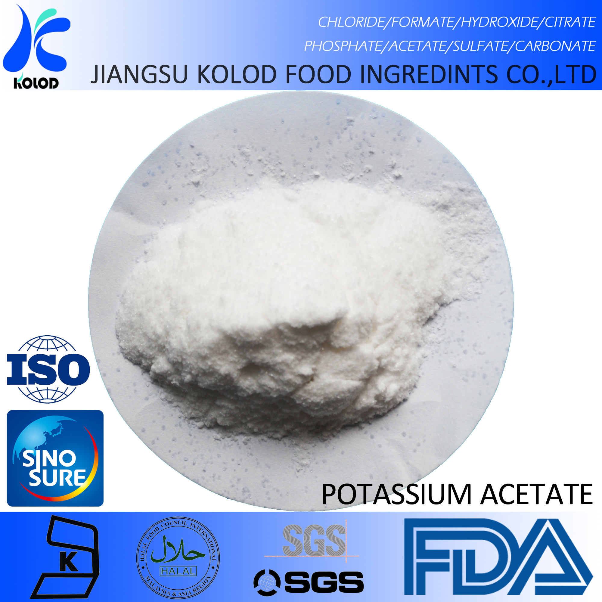 Potassium acetate anhydrous